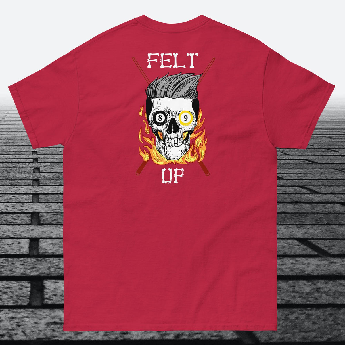 Felt Up, with logo on the front, Cotton t-shirt