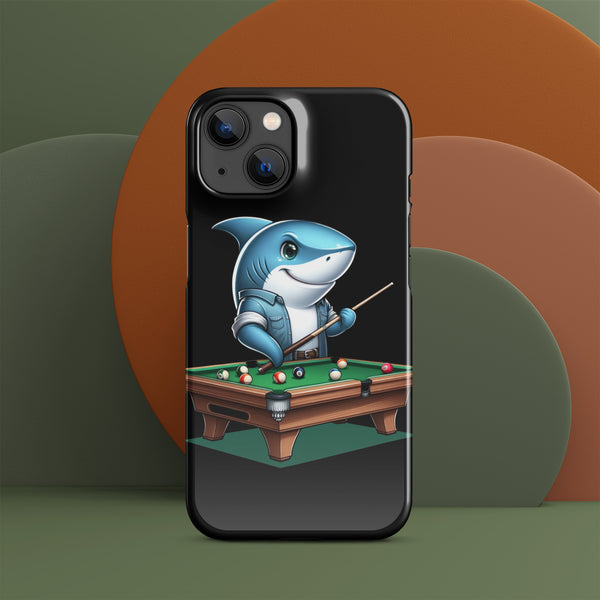 Shark Playing Pool, Pool Shark, iPhone Case Stroke It Pool Shark Playing Pool, Pool Shark, iPhone Case Stroke It Pool