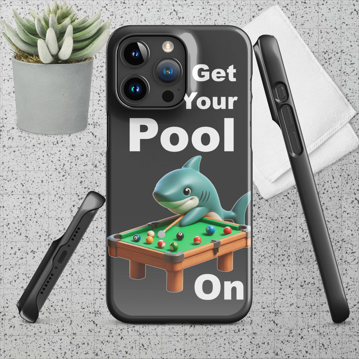 Get Your Pool Shark On, iPhone Case