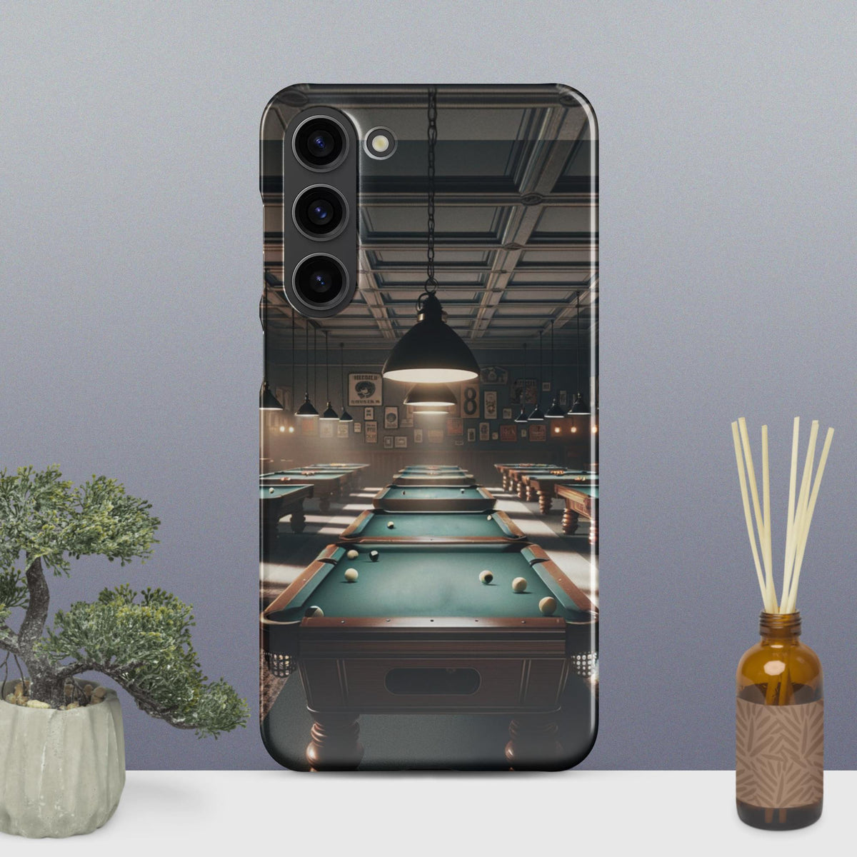 Billiards Classic Pool Hall with Several Tables, Samsung Case