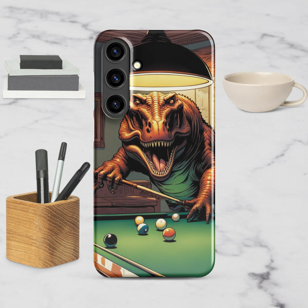 T-Rex Playing pool an a Pool Table, Samsung Case