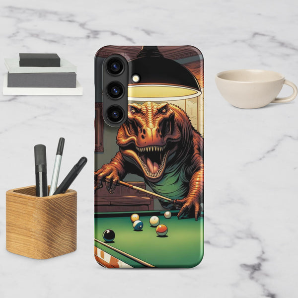 T-Rex Playing pool an a Pool Table, Samsung Case