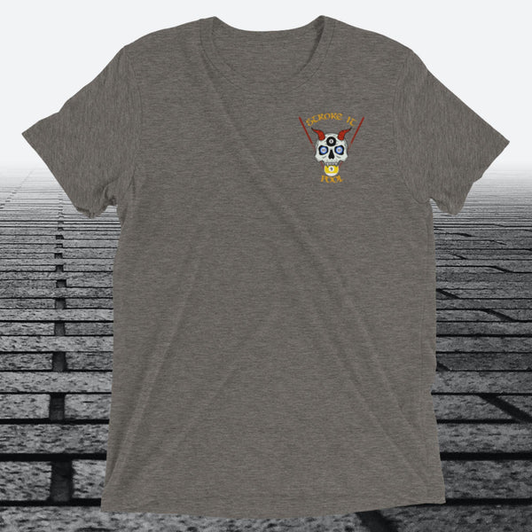 Felt Up with Logo on the front, Tri-blend t-shirt